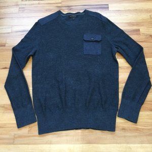 NWOT - Banana Republic, Men, Crewneck Sweater, Long Sleeve, Dark Teal, size L